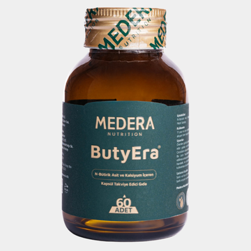 Medera Nutrition ButyEra N-Bütirik Asit ve Kalsiyum İçeren Takviye Edici Gıda Kapsülü